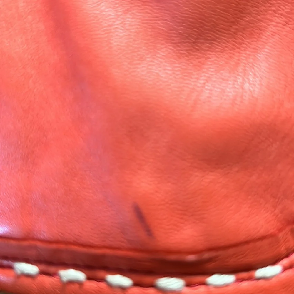 Artico Luxurious Orange Buttery Soft Sheepskin Leather Jacket **Sz 46/US Sz 10** - Picture 8 of 10